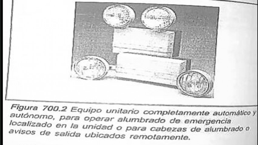 USO ADECUADO DE LOS EQUIPOS UNITARIOS INDIVIDUALES PARA ALUMBRADO DE EMERGENCIA